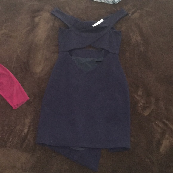 Bec & Bridge Navy Blue Dress Sz 4 NWT - Picture 3 of 5